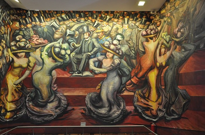 Siqueiros, Del porfiriato a la revolución, bloc.tecnne