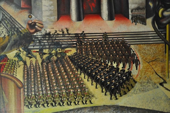 Siqueiros, Retrato de la burguesia, bloc.tecnne
