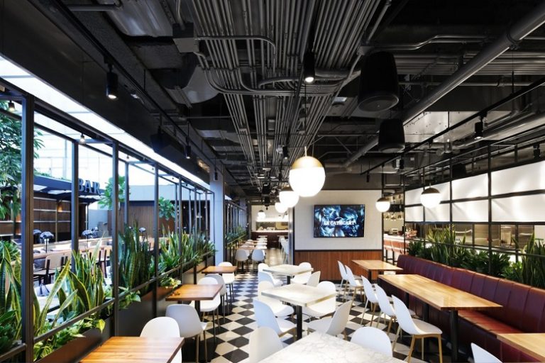 Sid Lee Architecture, Le Cathcart Restaurants, bloc tecnne