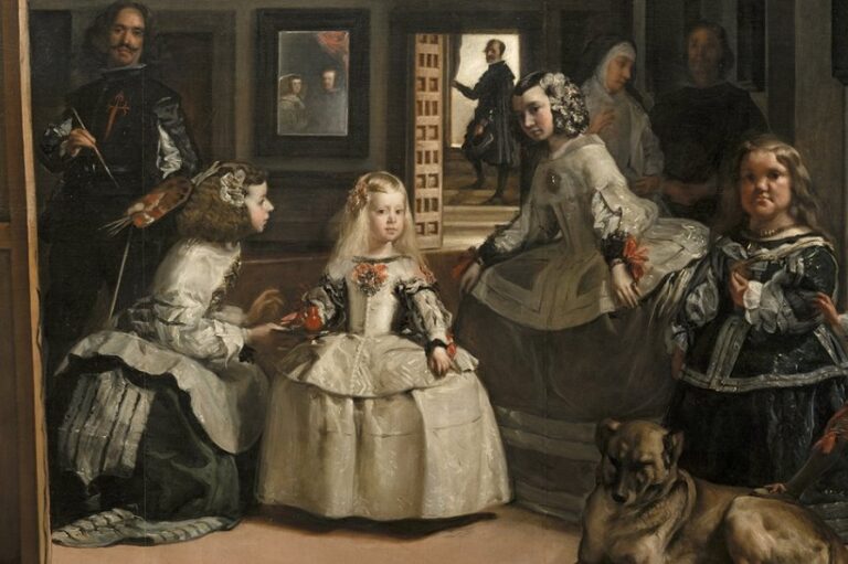 Diego Velazquez, Las Meninas, bloc tecnne